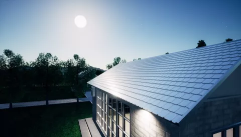 Solardachziegel